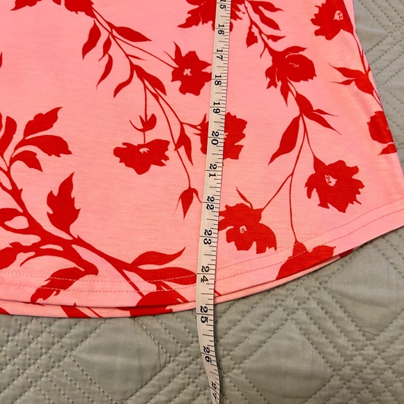 Women’s Pink and Red Sleeveless Top, LIKE NEW, Size Small - Picture 4 of 7